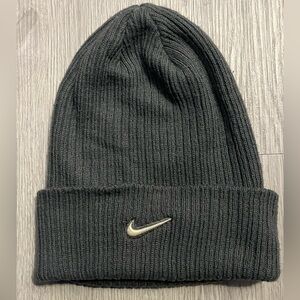 Nike Dark Gray Ribbed Winter Beanie